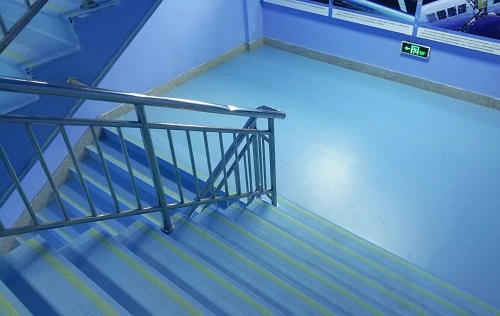 Resilient Stair Tread and Riser-500